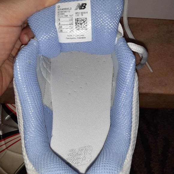 New Balance | Shoes | New Balance Wx49 Core Training Shoes  New Balance WX409 Core Training Shoes - White/Light Blue - Women\'s Size 8 D Wide